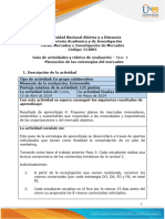 Guía de Actividades y Rúbrica de Evaluación - Unidad 3 - Paso 4 - Planeación de Las Estrategias Del Mercadeo