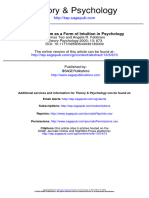 Teo, T. (2003) Ethnocentrism As A Form of Intuition in Psychology