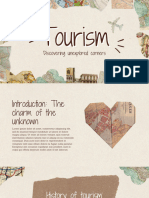 Beige Scrapbook Tourism 