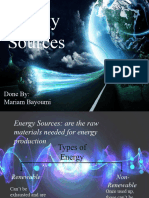 Energy Sources