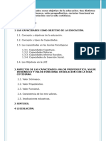 TEMA 02 - Las Capacidades Como Objetivo de La Educación