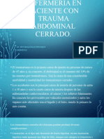 Intervención de Enfermería en Paciente Con Trauma Abdominal