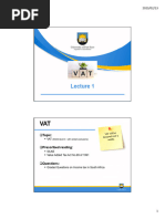 VAT Slides Lecture 1