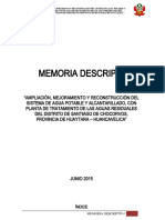 Memoria Descriptiva - Santiago de Chocorvos