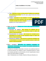 Esquema Tarea Académica N°03 Gestión Pública