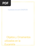 Objetos y Ornamentos Liturgicos