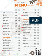 Menu Cafe Senja 2024