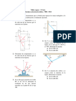 Taller Repaso I Corte Mecánica Estructural Estática