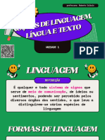 Noã - Ã - Es de Linguagem, Lã - Ngua e Texto