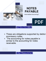 Notes Payable