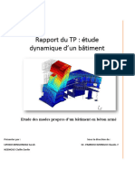 Rapport de Dynamique de Structure