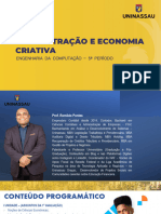 Av1 - Slide - Administração e Economia Criativa