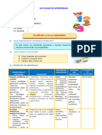 D5 A1 SESION MAT. La Adición y Sus Propiedades