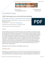 Cores of Reproducibility in Physiology: CORP: Using Transgenic Mice To Study Skeletal Muscle Physiology - PMC