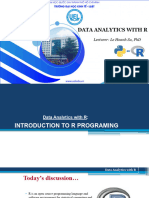 Introduction To R