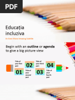 Beautifully Colored Pencils Theme PPT Templates