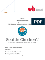 Application Case 1.2 The Seattle Children Hospital