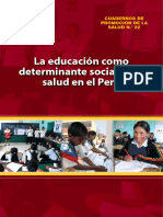 Educación Como Determinante Social en Perú