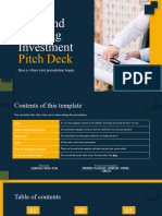 Land and Building Investment Pitch Deck