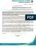 COMUNICADO Nº 022/2024 Acesso A Sala Dos Medidores de Energia E Rompimento de Lacres