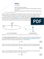 Bohr Magnetron 1