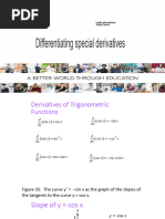 7.1 Lecture Part 1 Special Derivatives