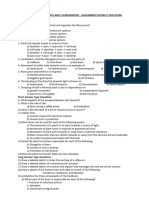 Control and Coordination - Assignment Qa