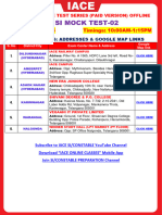 28 04 2024 TS Si Constable Test Series Paid Exam Centers & Addresess