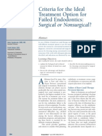 Criteria For The Ideal Treatment Option For Failed Tics Surgical or Nonsurgical