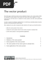 Vectors Vectorprod