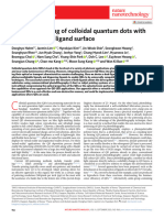 Direct Patterning of Colloidal Quantum Dots With Adaptable Dual-Ligand Surface