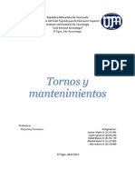 Tornos y Mantenimiento