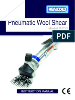 Pneumatic Wool Shear: Model RC33