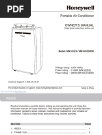 Manual Honeywell MN12CES