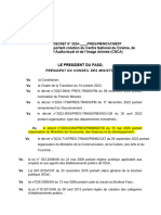 Décret Portant Approbation Des Statuts Du CNCA-BF-1-1-1