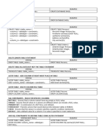 Database Commands