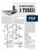 20W Stereo With Only 3 Tubes