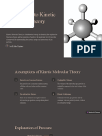 Introduction To Kinetic Molecular Theory