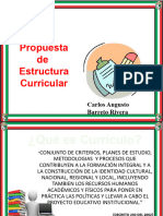 Propuesta de Estructura Curricular