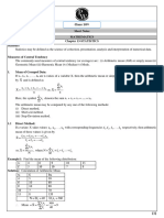 Statistics - Short Notes