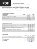 Escala de Aptitudes y Habilidades