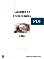 Relatorio-Avaliação de Fornecedores