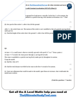 Y1 Mech Kinematics With Constant Acceleration Suvat e