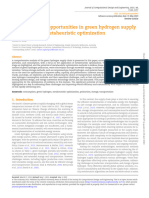 Challenges and Opportunities in Green Hydrogen Supply