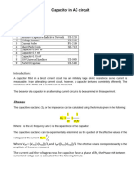 11 Capacitor in AC Circuit - Lab Sheet