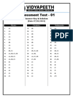 Ans. Assesment Test-01 - XII - JEE - Adv - PCM - NareshAnwani