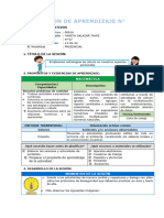 Sesión de Aprendizaje Martes 14