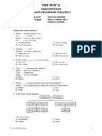 Soal Try Out 2 B Inggris
