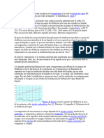 Temperatura Presión de Vapor Vapor