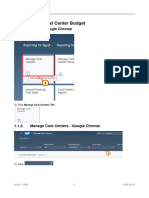 Upload Cost Center Budget